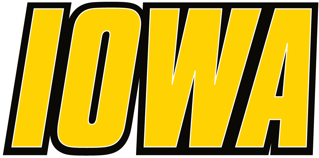 Iowa Hawkeyes 2002-Pres Wordmark Logo 04 iron on paper